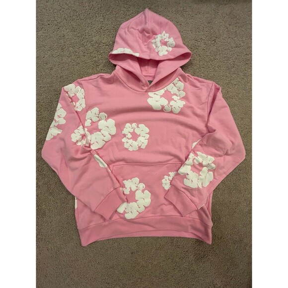 Denim Tears Hoodie Size Medium Pink - Picture 1 of 5